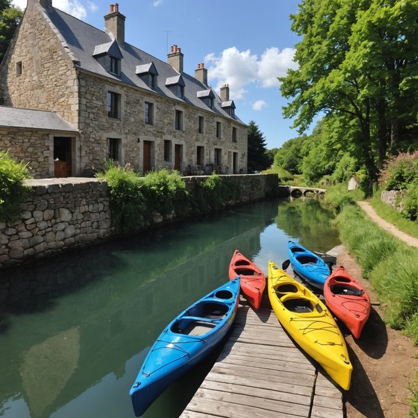 Est-il possible de louer une maison de vacances en Bretagne avec des cours de céramique et des excursions en kayak?